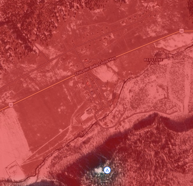 Red Stone coverage, 2.4 GHz