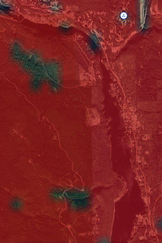Likely coverage, 2.4 GHz