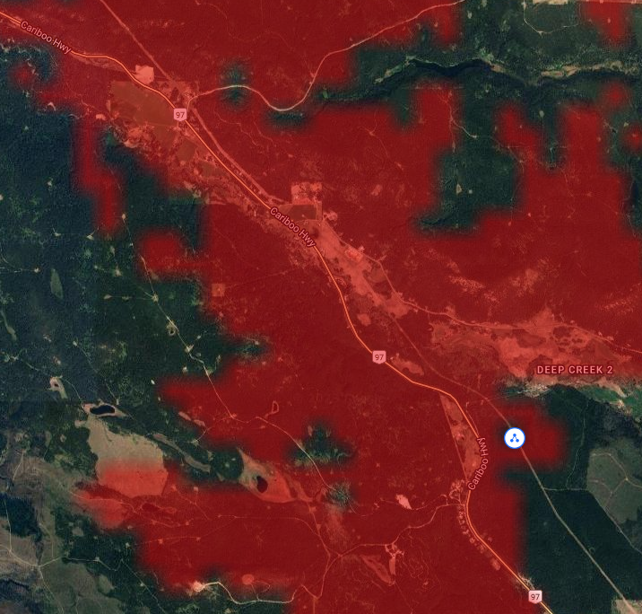 Deep Creek coverage, 2.4 GHz