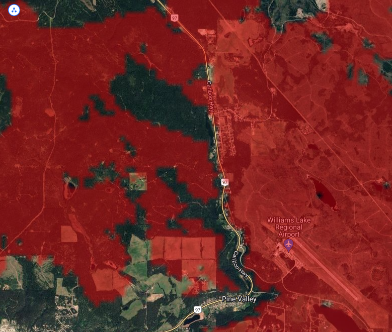 Bull Mountain coverage, Smoeky 5.8 GHz